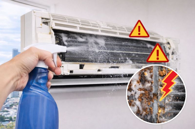 別再亂噴！市售清潔噴霧對空調可能造成的四大傷害